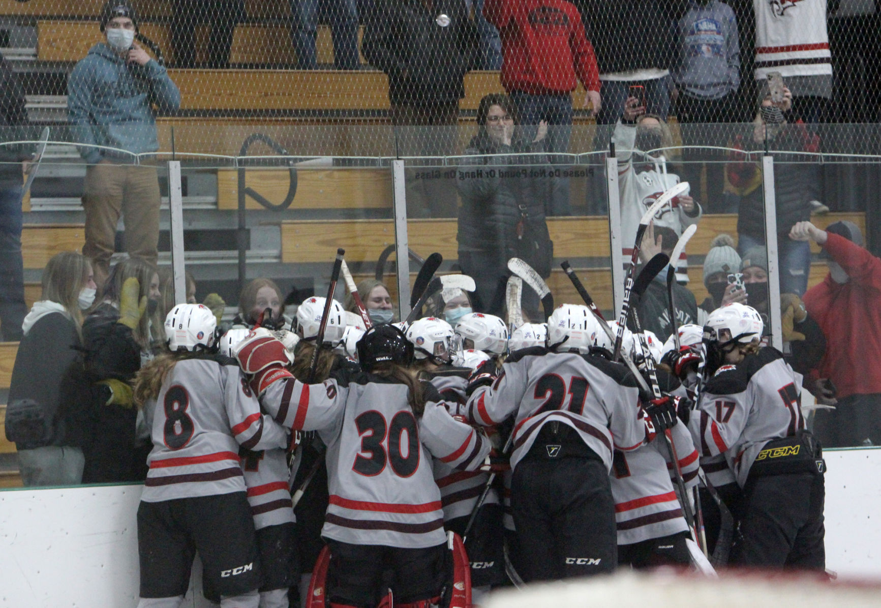 Prep girls hockey state semifinals: Chippewa Falls/Menomonie at Central Wisconsin 2-17-21